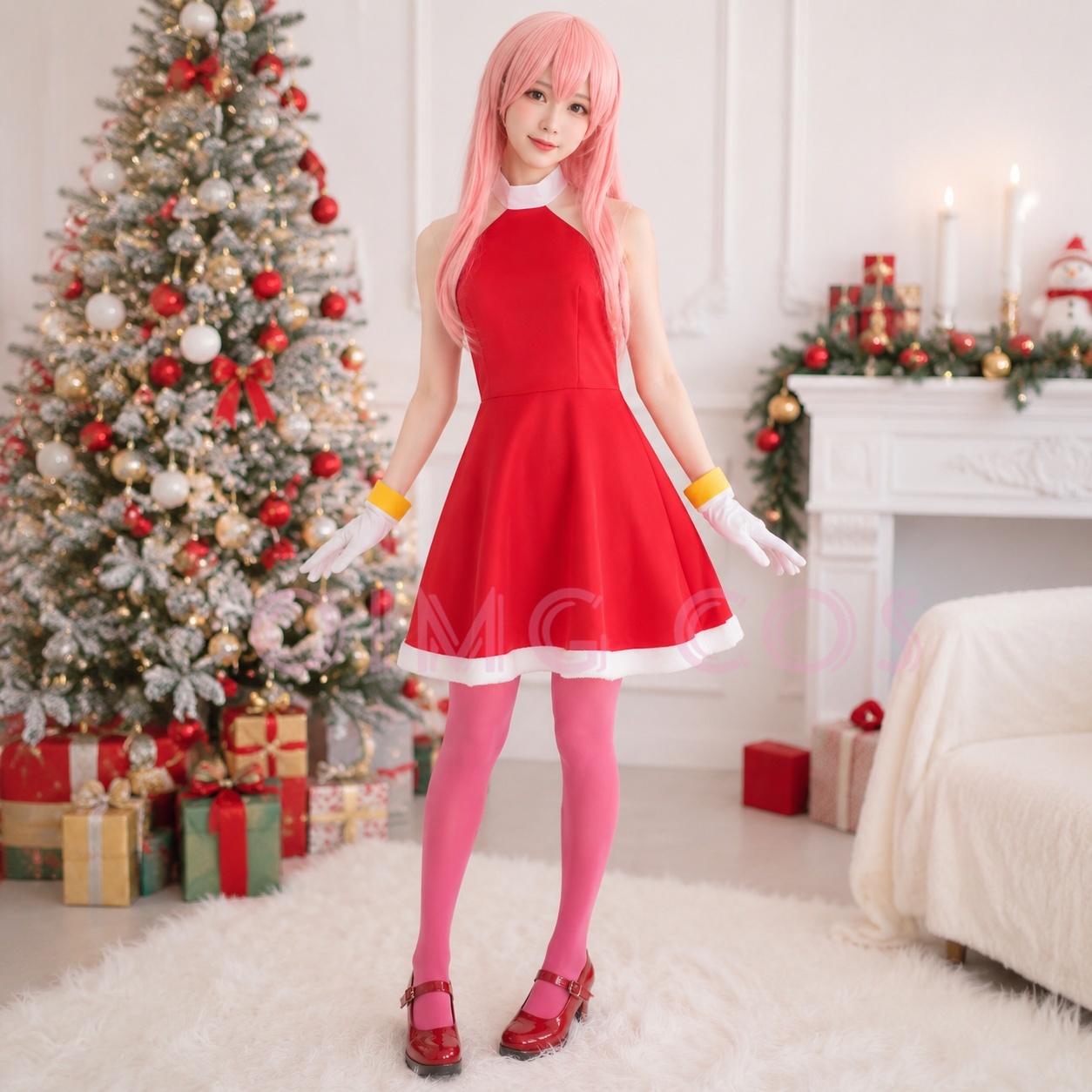Party Games Carnival - Amy Rose Cosplay Costume Adult Carnival