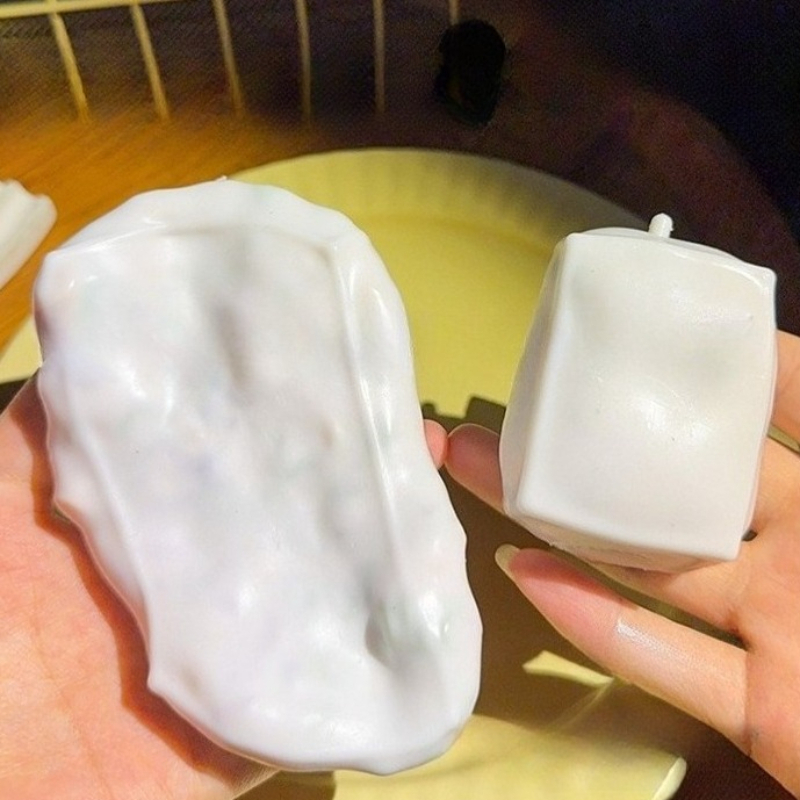 Party Games Young Adults - Tofu Stress Ball Shapeable Non-Bounce Crunchy