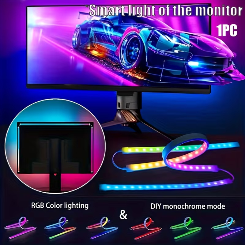 Party Games Night - RGB Gaming Lights Strip Monitor Backlight