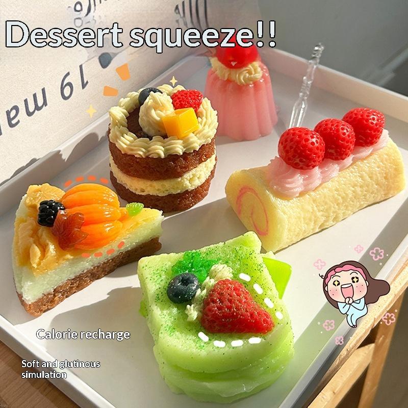 Party Games Mini - Realistic Dessert Toys Soft Slow Rising