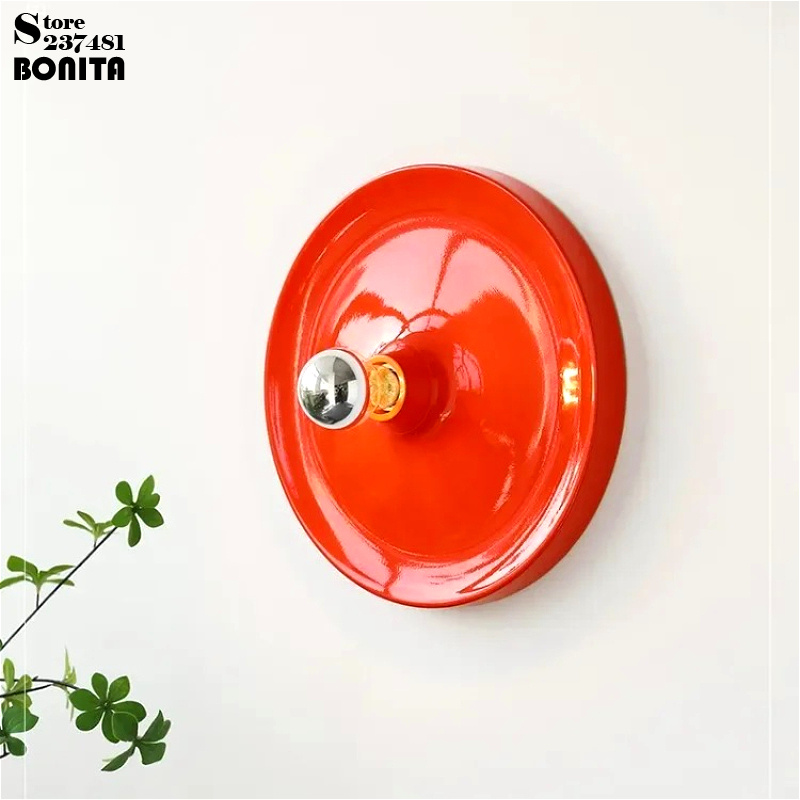 Frisbee Freestyle Disc - Italian Style Orange Ribbed/ Flat Disc