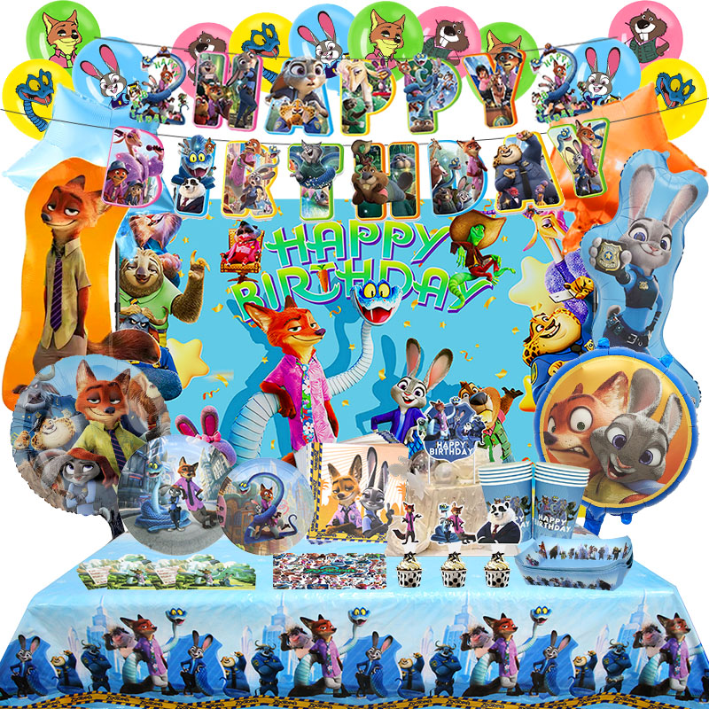 Zootopia Birthday Party Decora - Zootopia Party Games recension och pris