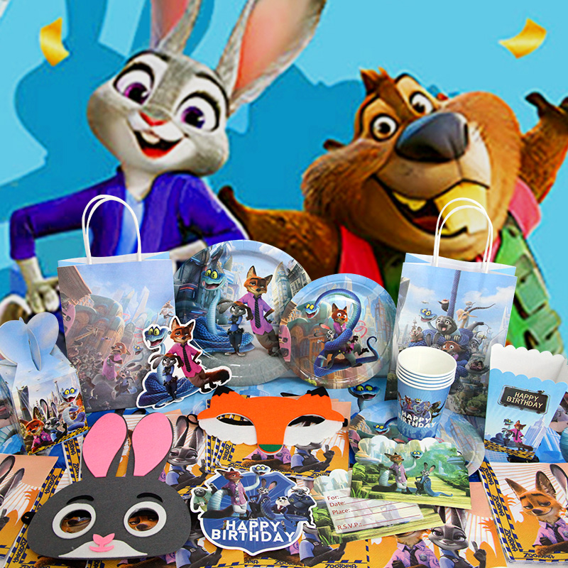 Zootopia Birthday Party Decora - Zootopia Party Games recension och pris
