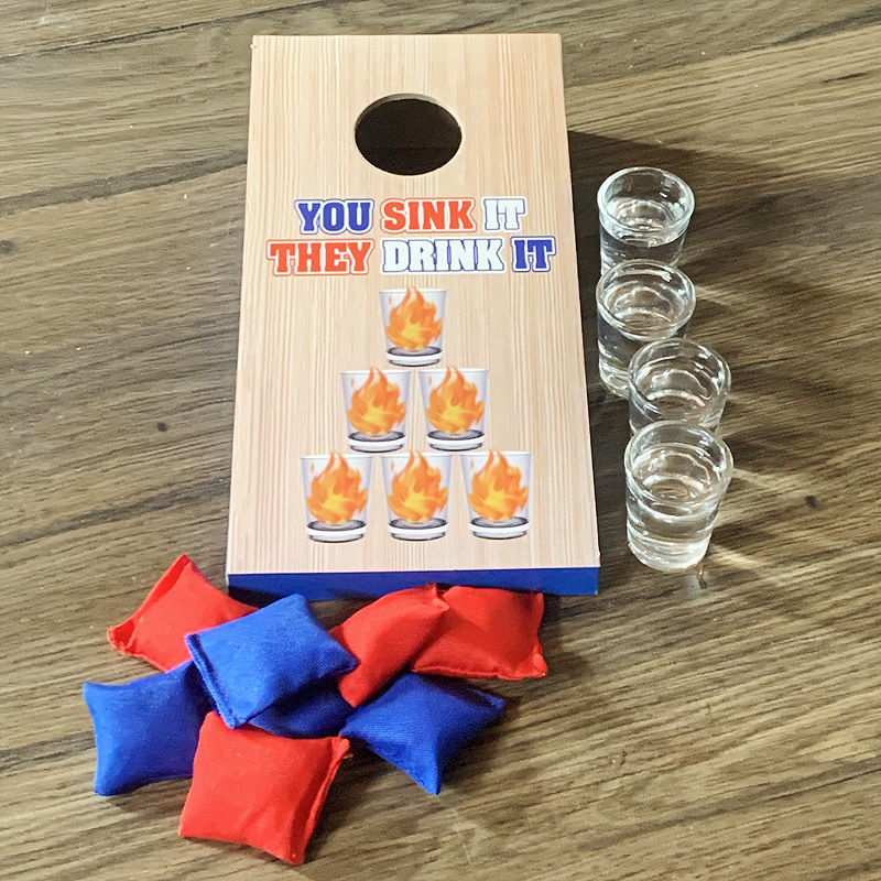 1 Set Wooden Throwing Game Boa - Party Games Kids Outdoor recension och pris