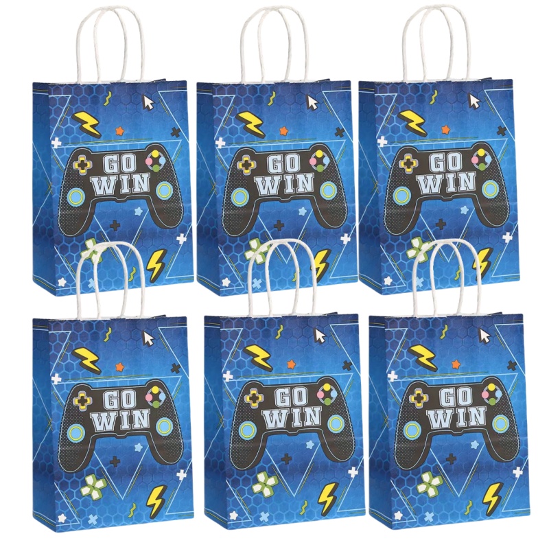 6/24Pcs Video Game on Theme Pa - Party Games Night recension och pris