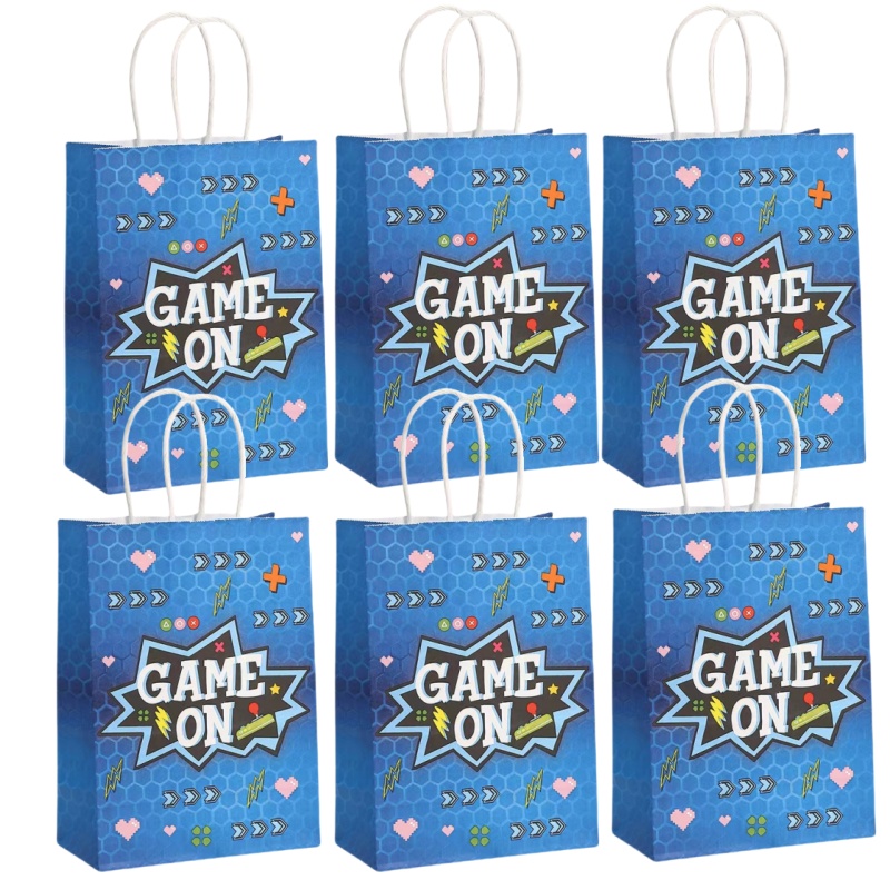 6/24Pcs Video Game on Theme Pa - Party Games Night recension och pris