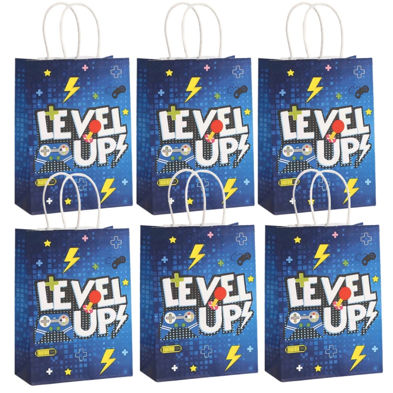 6/24Pcs Video Game on Theme Pa - Party Games Night recension och pris