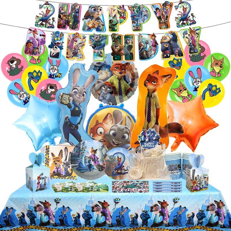 Zootopia Birthday Party Decora - Zootopia Party Games recension och pris