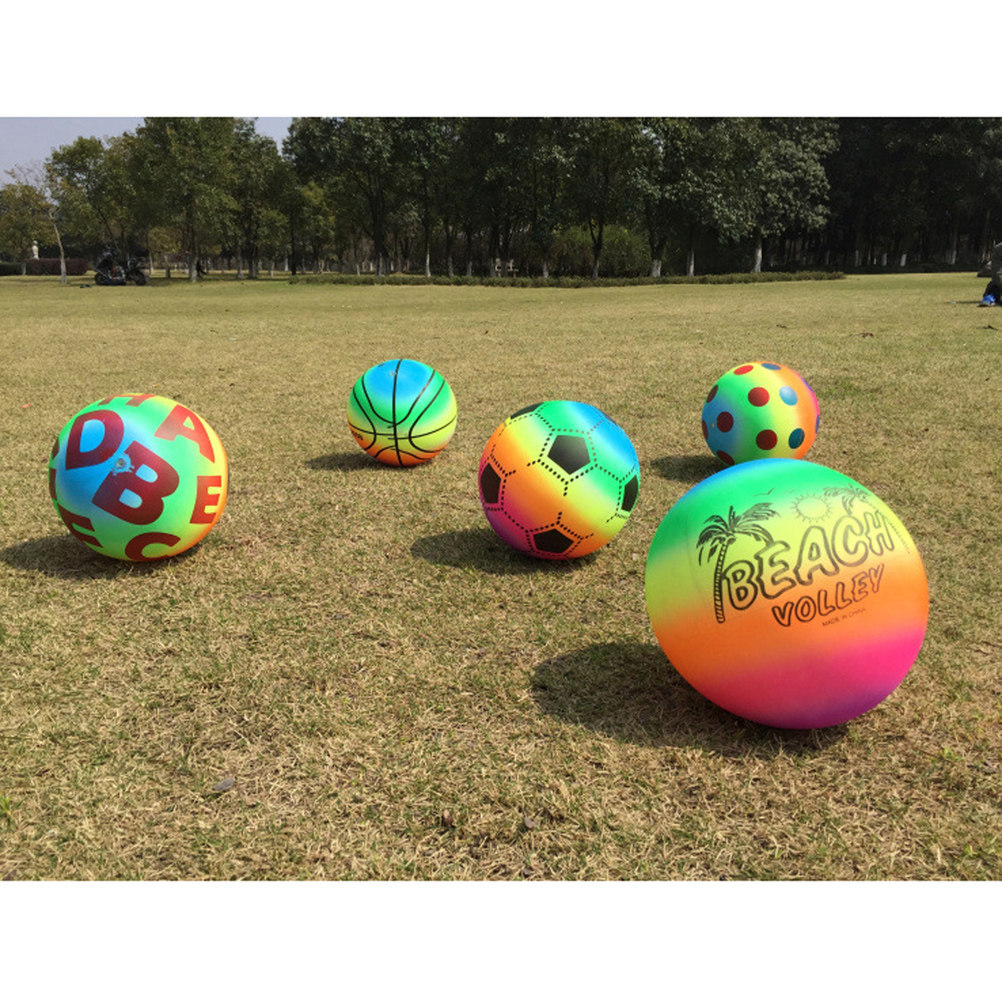 3Pcs Rainbow Ball Bright Color - Party Games Kids Outdoor recension och pris