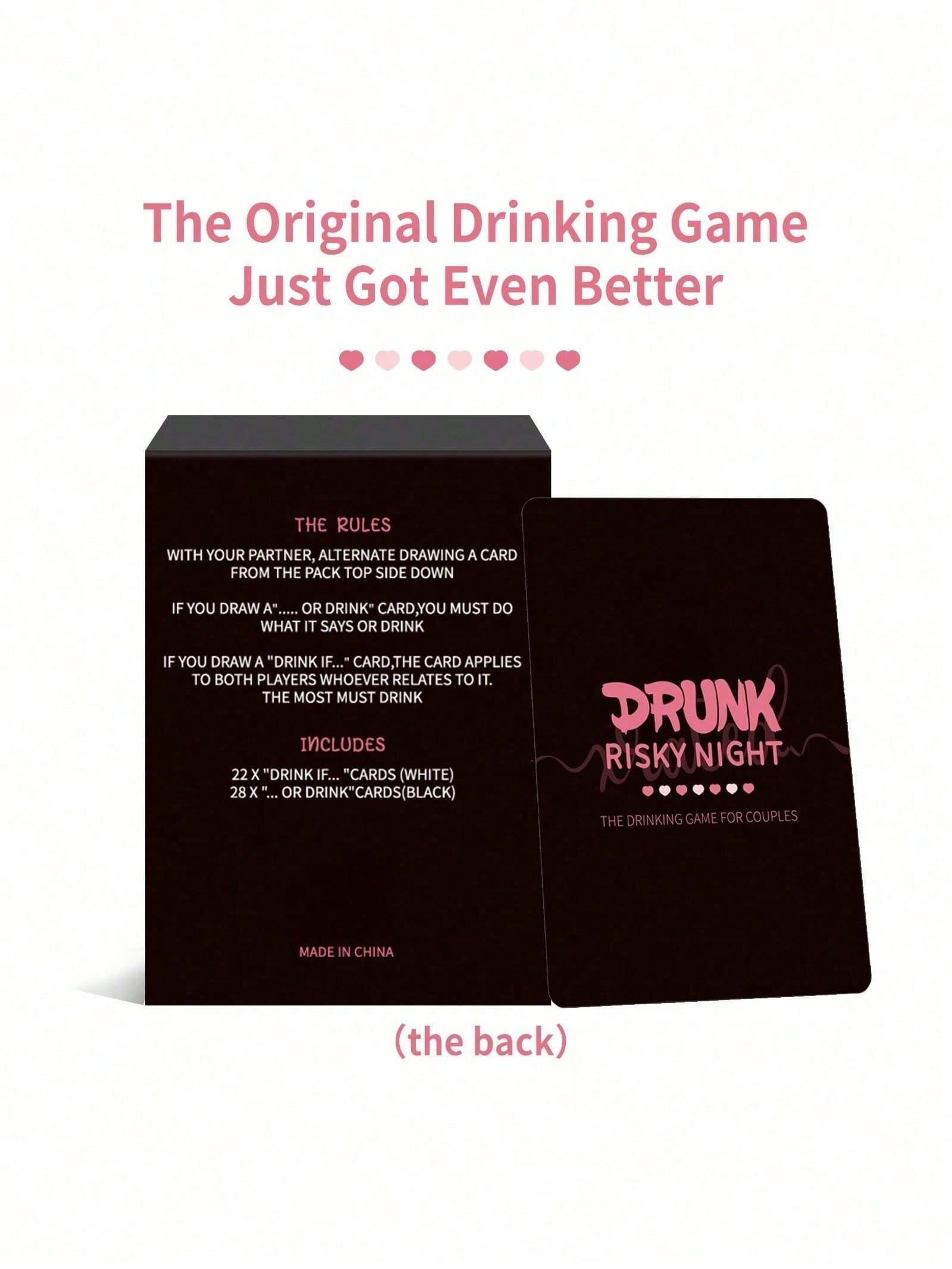 Drunk Risky Night Card Game, H - Party Games Night recension och pris