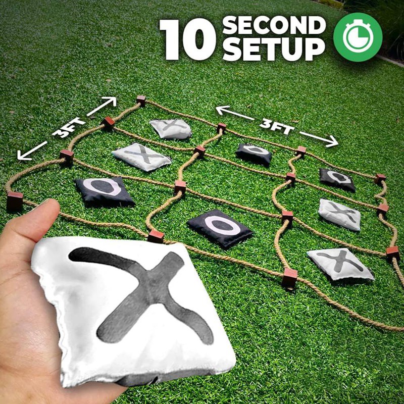 Giant Tic-Tac-Toe Outdoor Game - Tic Tac Toe Giant recension och pris