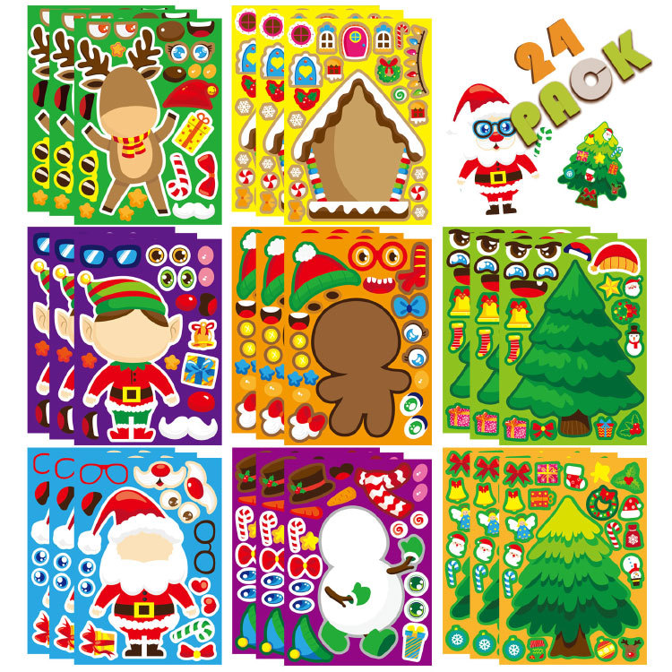 Kawaii Christmas Puzzle Sticke - Party Games Instagram recension och pris