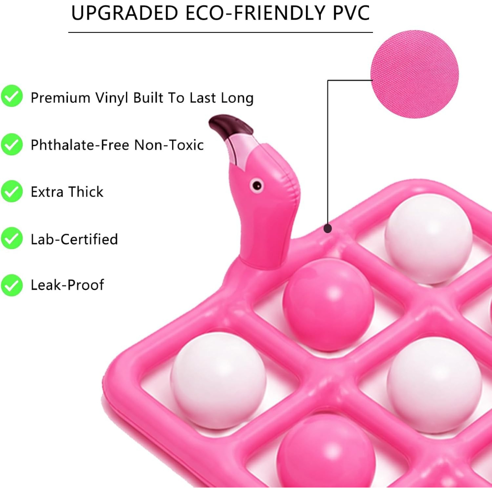 Pink Giant Flamingo Pool Tic T - Tic Tac Toe Giant recension och pris