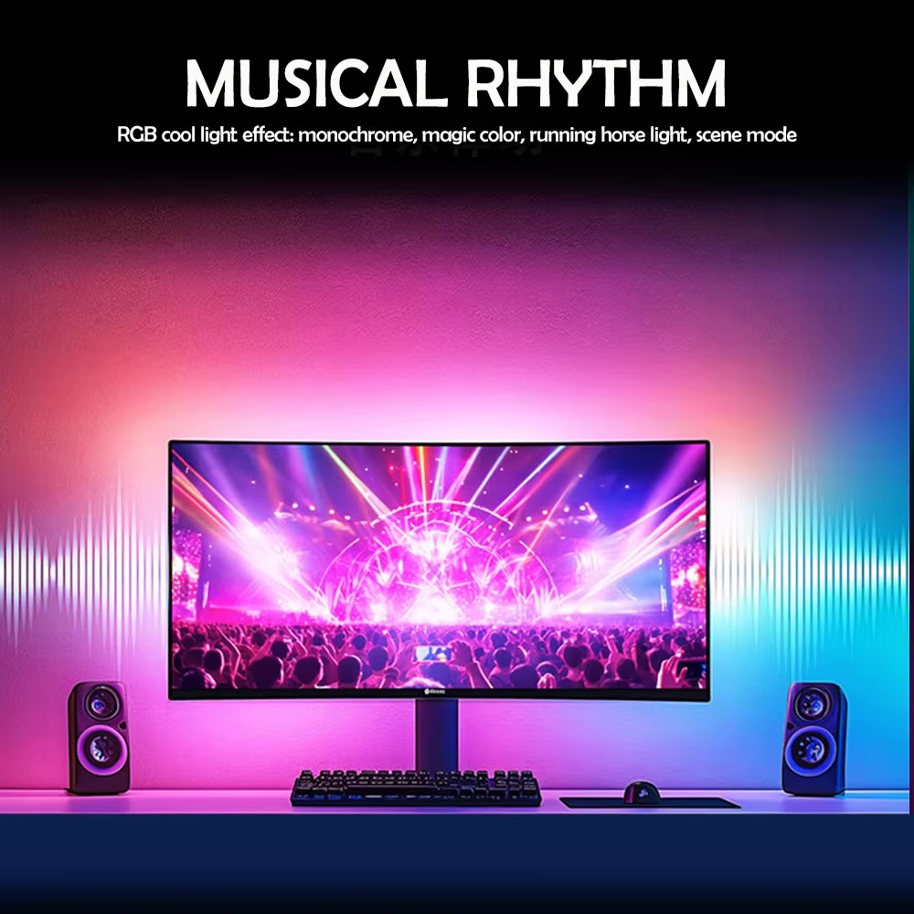 RGB Gaming Lights Strip Monito - Party Games Night recension och pris