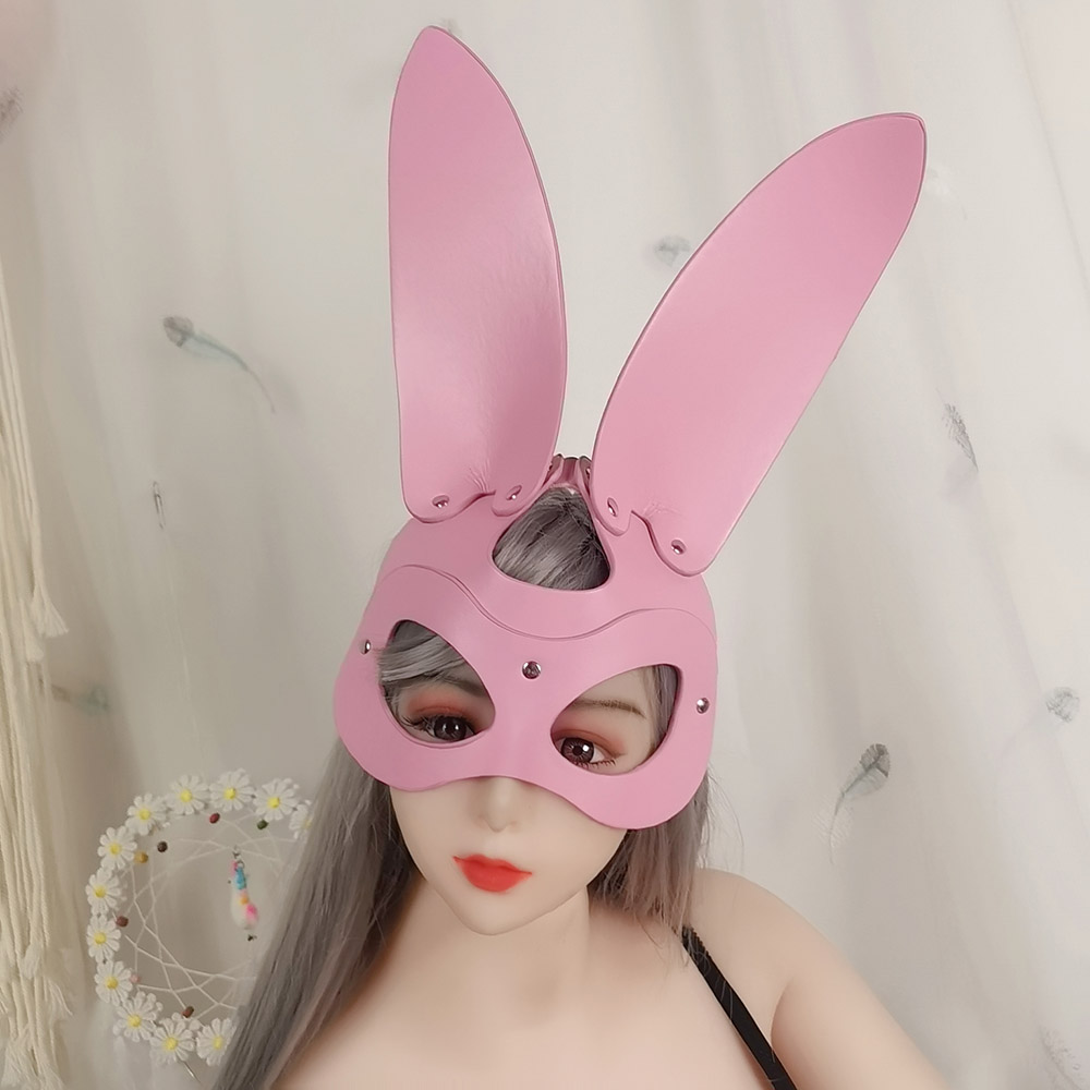 Bunny Mask Rabbit Ears Half Ma - Party Games Bunny recension och pris