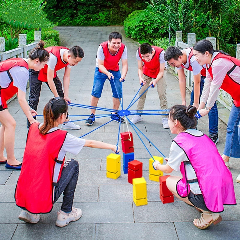 Teamwork Games Tower Building  - Party Games No Equipment recension och pris
