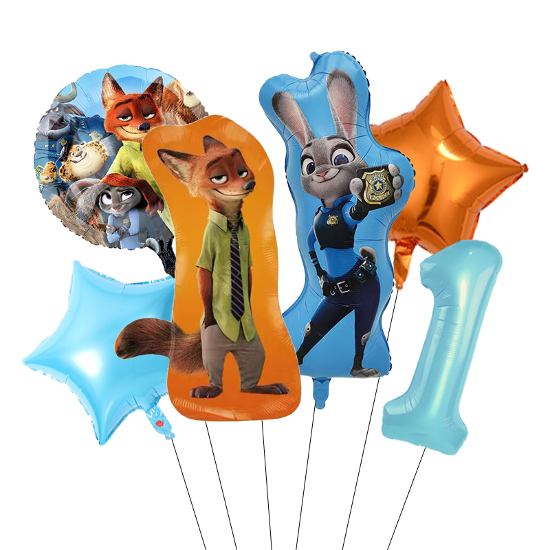Zootopia Themed Balloon Garlan - Zootopia Party Games recension och pris