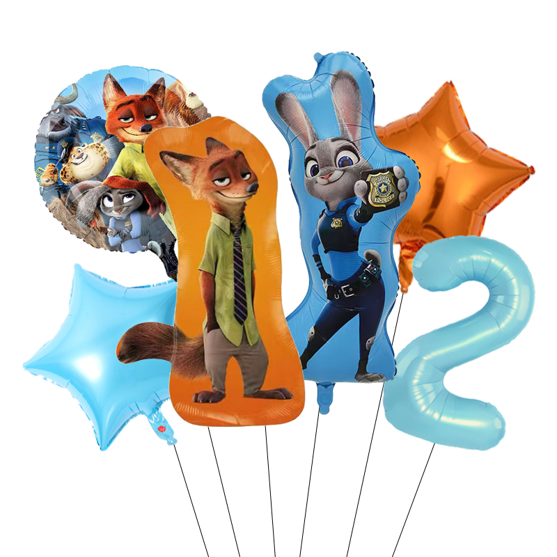 Zootopia Themed Balloon Garlan - Zootopia Party Games recension och pris