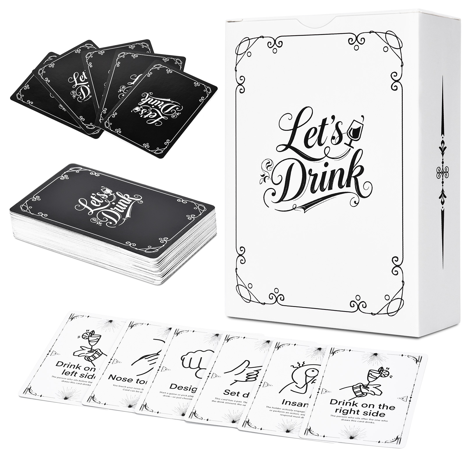 Adult Drinking Game Cards – 52 - Party Games Night recension och pris