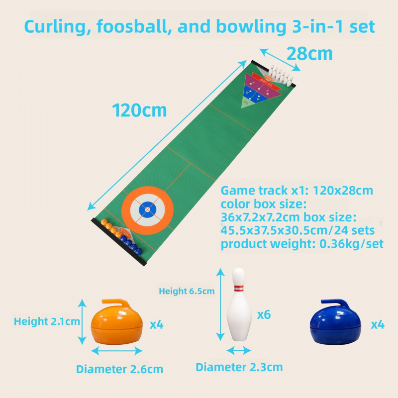 Curling Tabletop Game Set, Min - Party Games Mini recension och pris