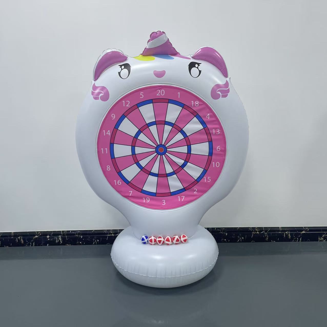 Inflatable Unicorn Throwing Ga - Party Games Kids Outdoor recension och pris