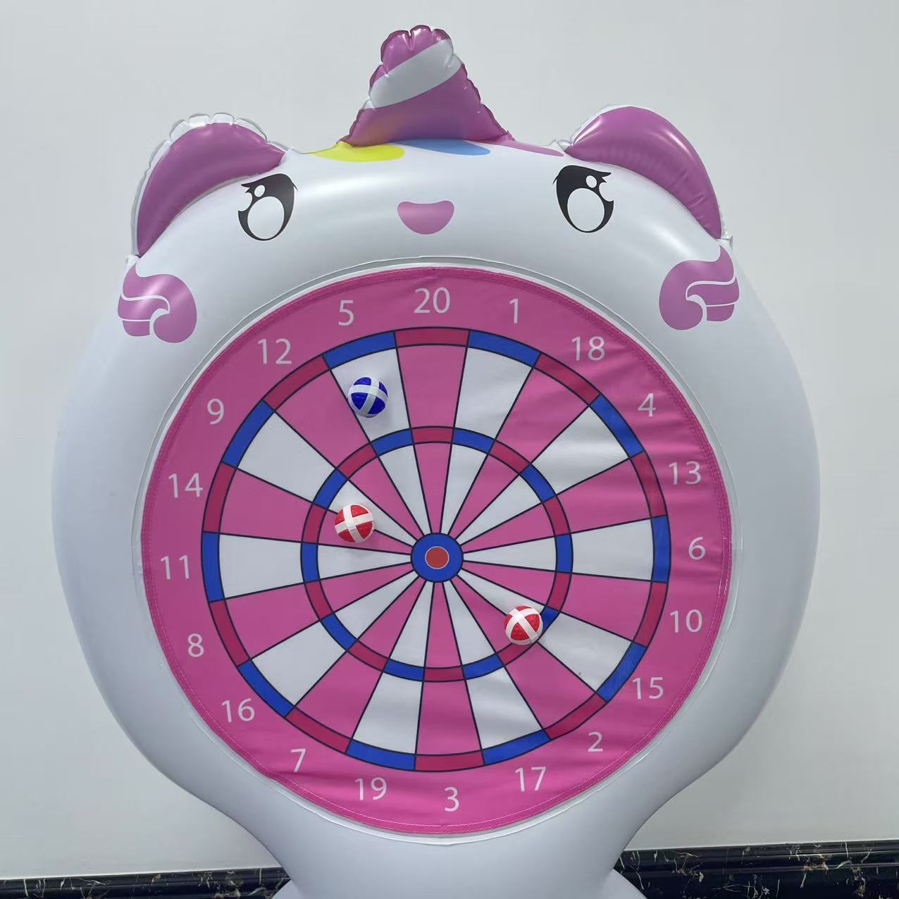 Inflatable Unicorn Throwing Ga - Party Games Kids Outdoor recension och pris