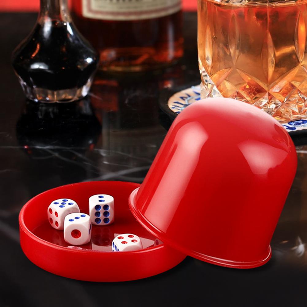 1 Set Dice Cup with Base 6 Dot - Party Games No Equipment recension och pris